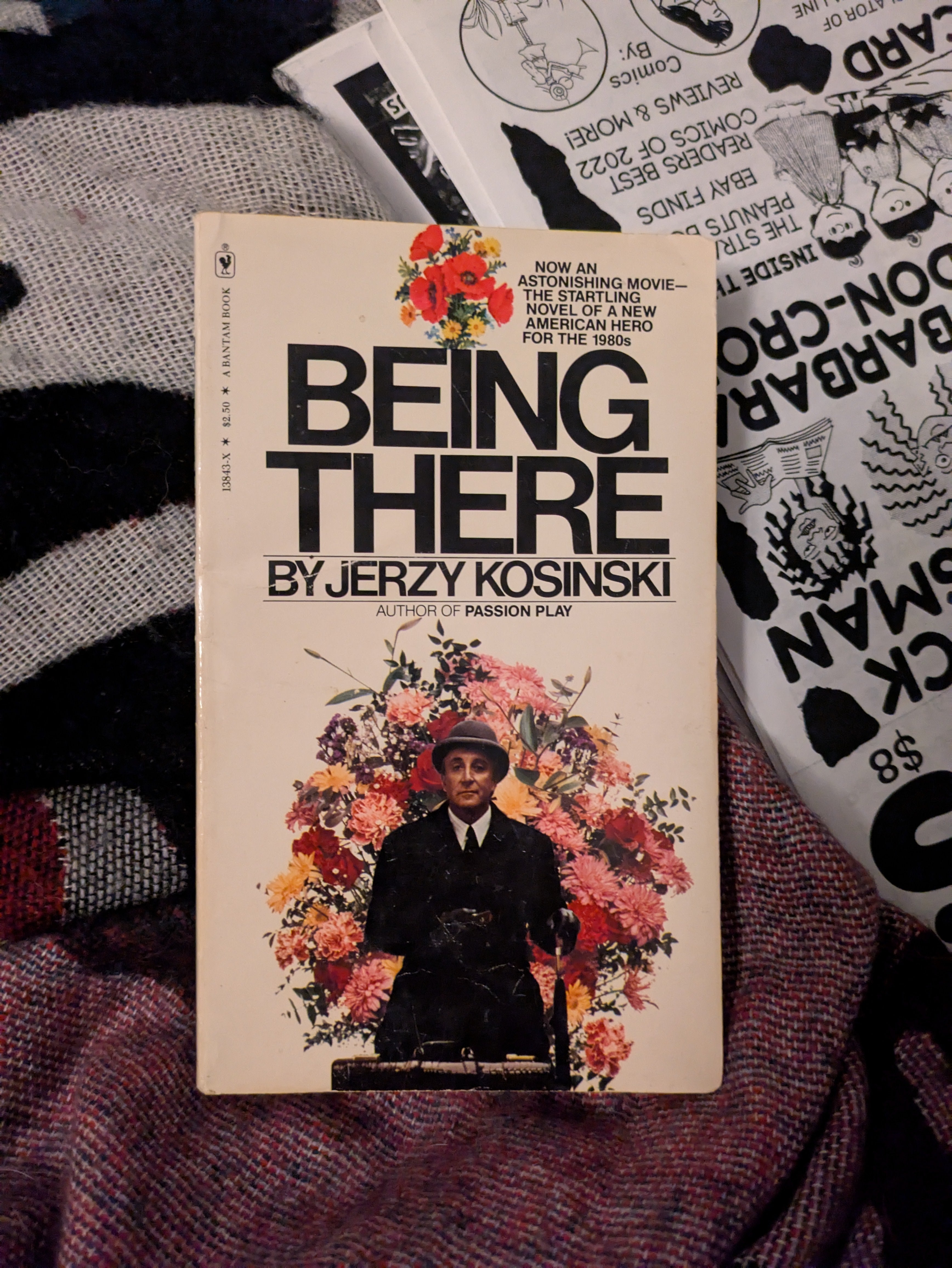 Being There by Jerzy Kosinski, published by Bantam, 1980, great condition | Lost Doll Comics and Art